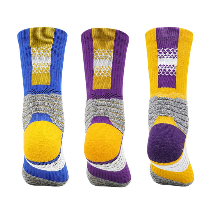 3 Pack Mens Padded Sole Sports Trainer Socks