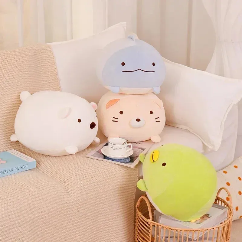 30cm  Kawaii Corner Bio Pillow Japanese Animation Sumikko Gurashi Plush Toy Stuffed Soft Cartoon Kids Girls Valentine Gifts