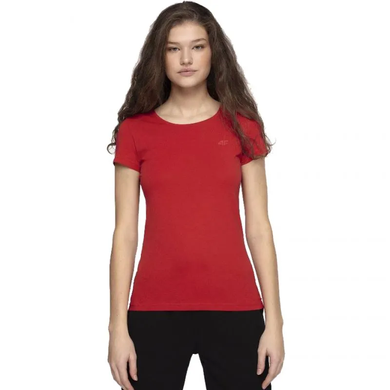 4F Womens Regular T-Shirt - Red