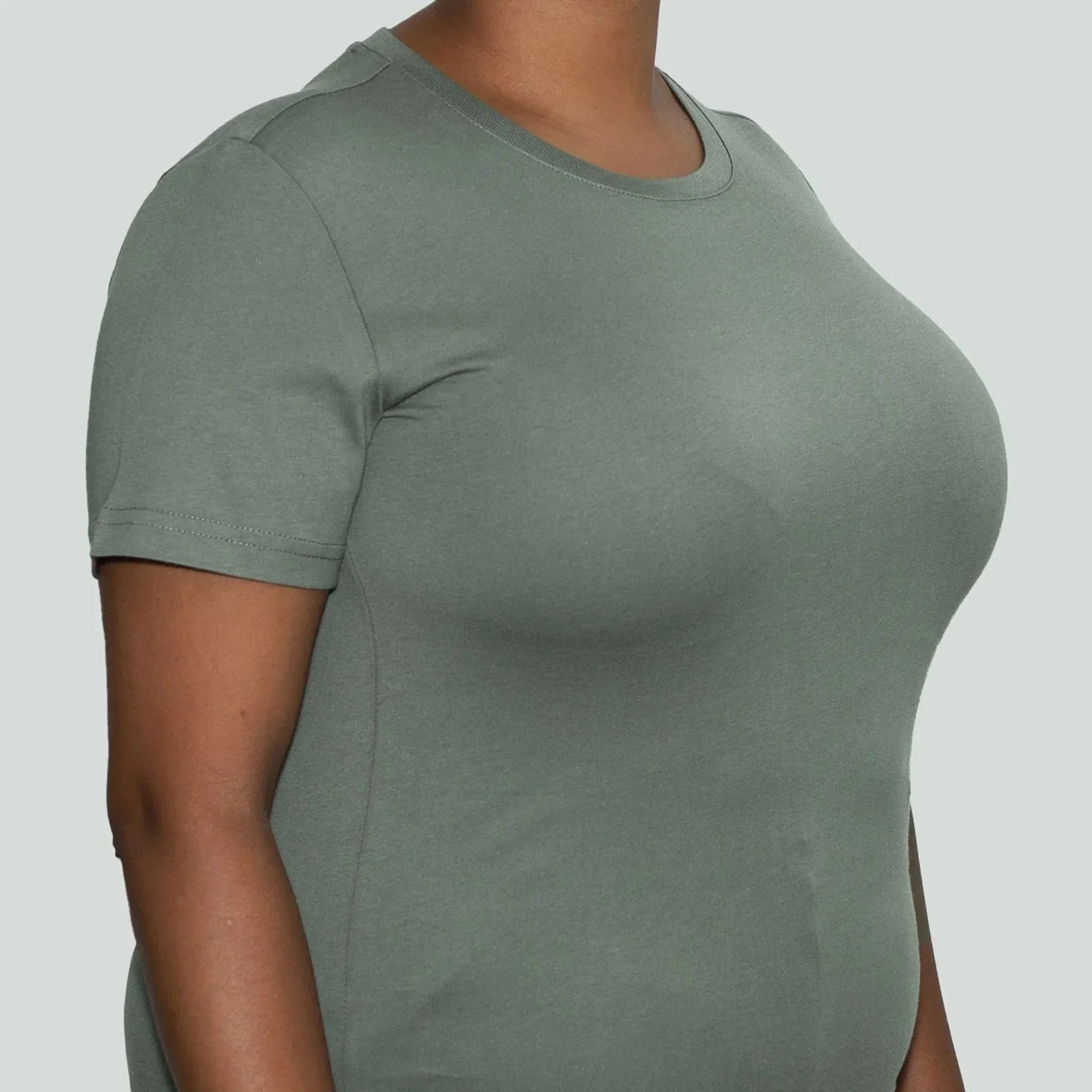 5 Pack | Women’s T-Shirts, Recycled Cotton, Sage