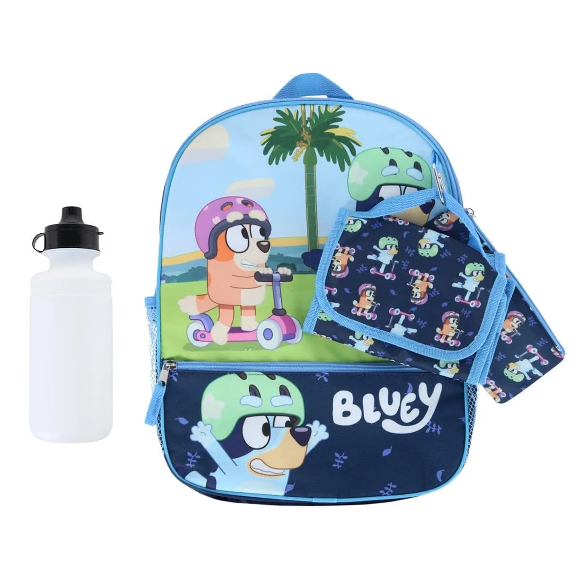 Accessory Innovations Kids Disney Bluey & Bingo Backpack with School Accessories Set