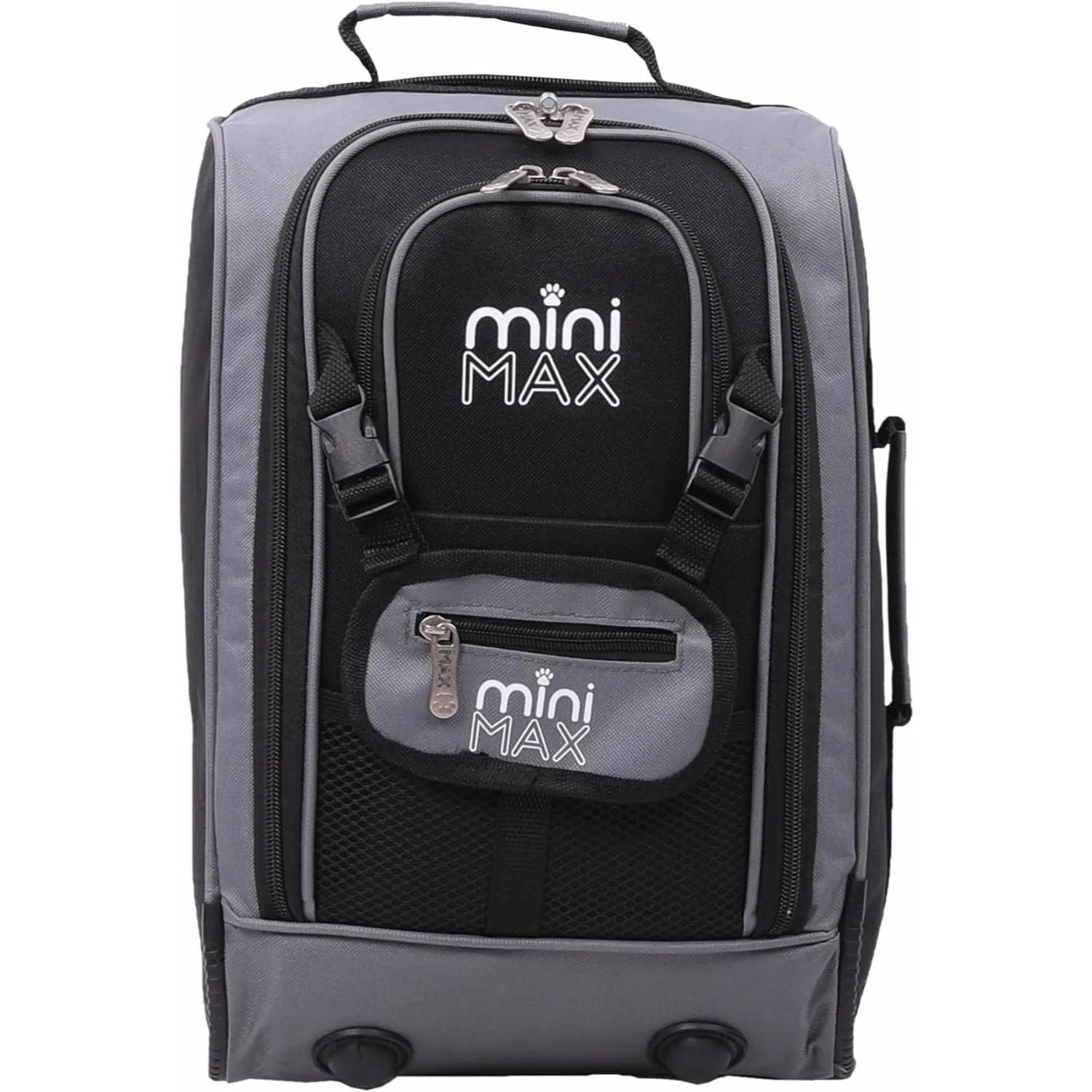 Aerolite MiniMax Ryanair Maximum 40x20x25cm Size Cabin Hand Luggage, 20L Under Seat Trolley Backpack With Wheels, 2 Year Warranty