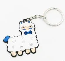 Alpaca Tag Keychain