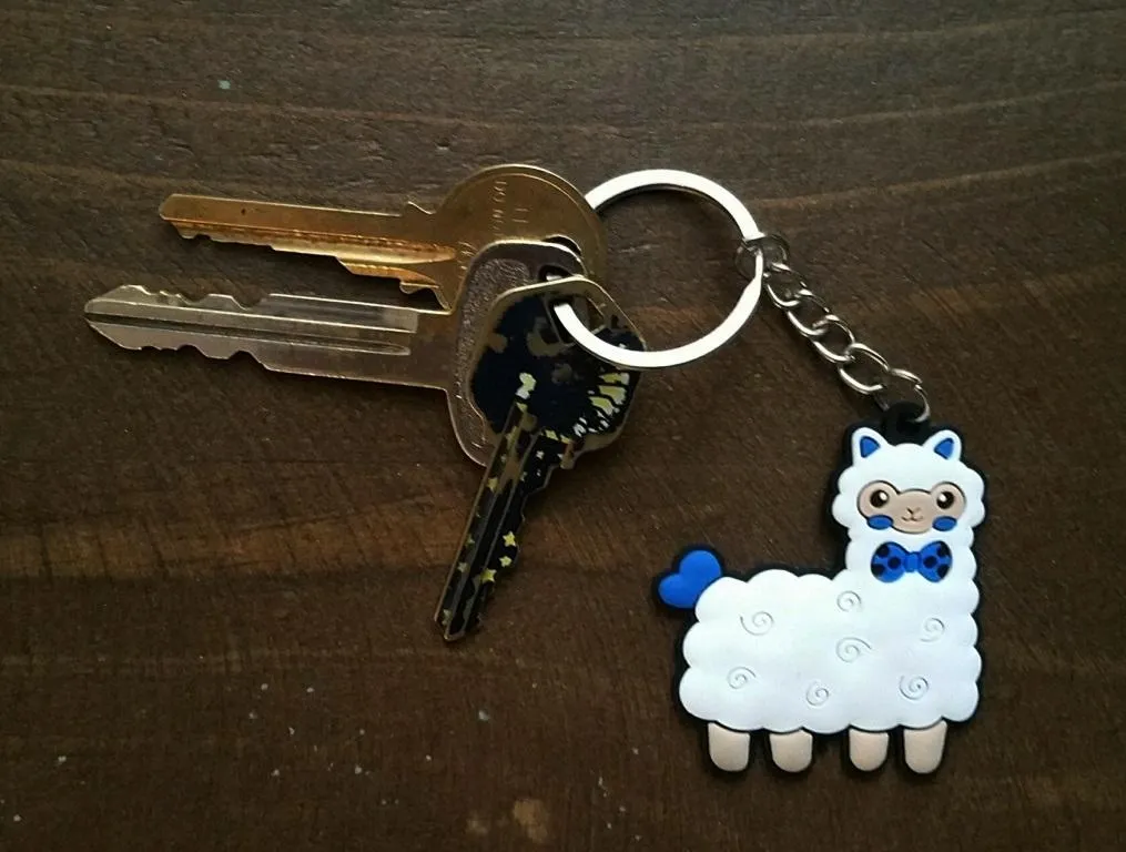 Alpaca Tag Keychain