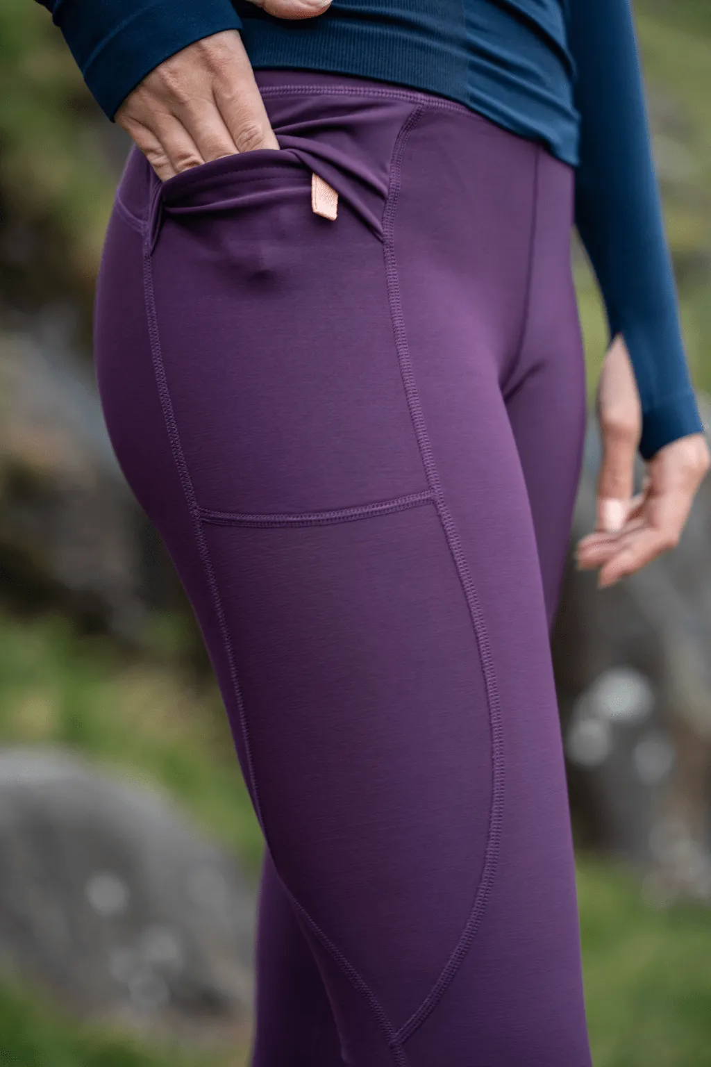 Altitude Leggings - Full Length - Mulberry