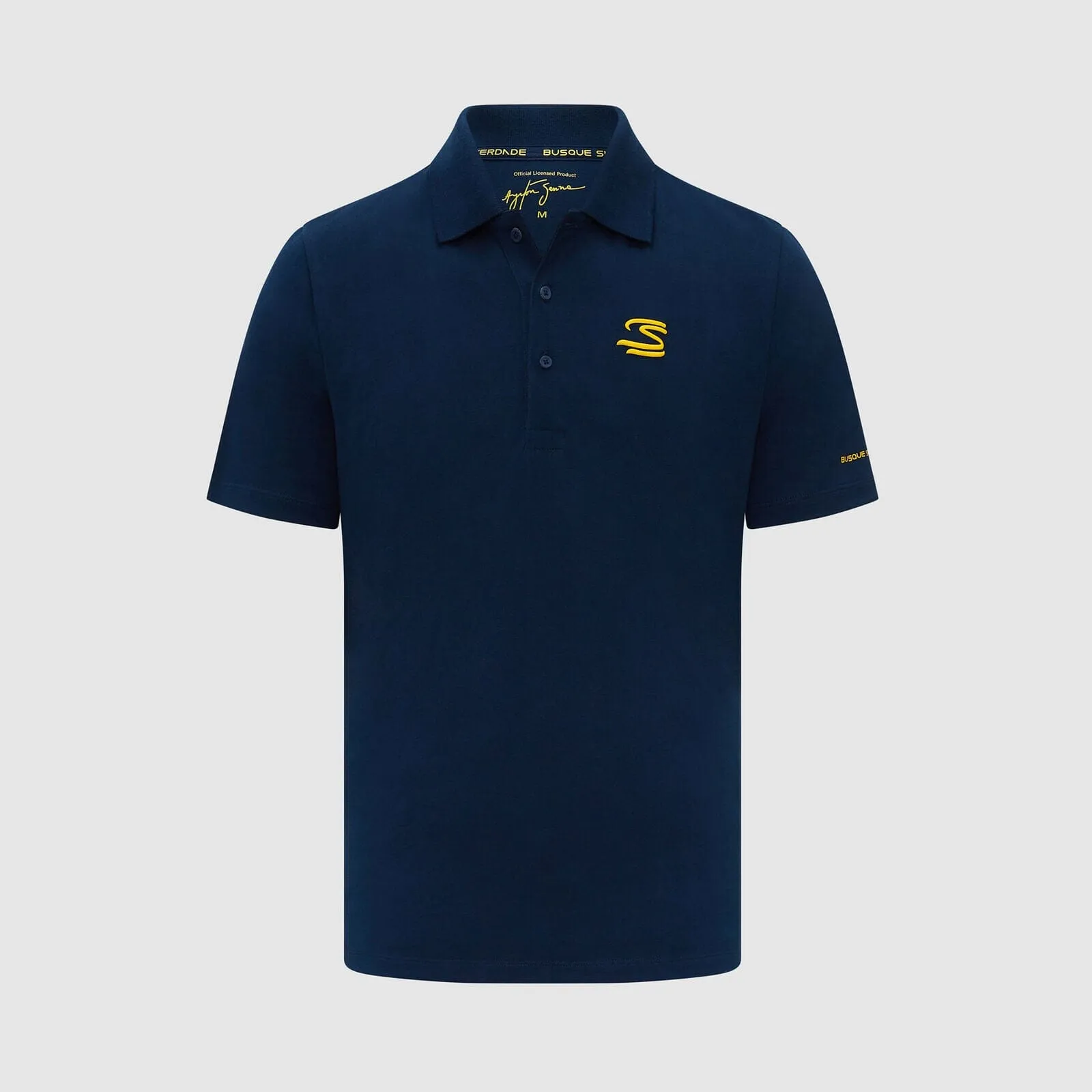 Ayrton Senna Men's Polo Shirt - Blue