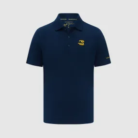 Ayrton Senna Men's Polo Shirt - Blue