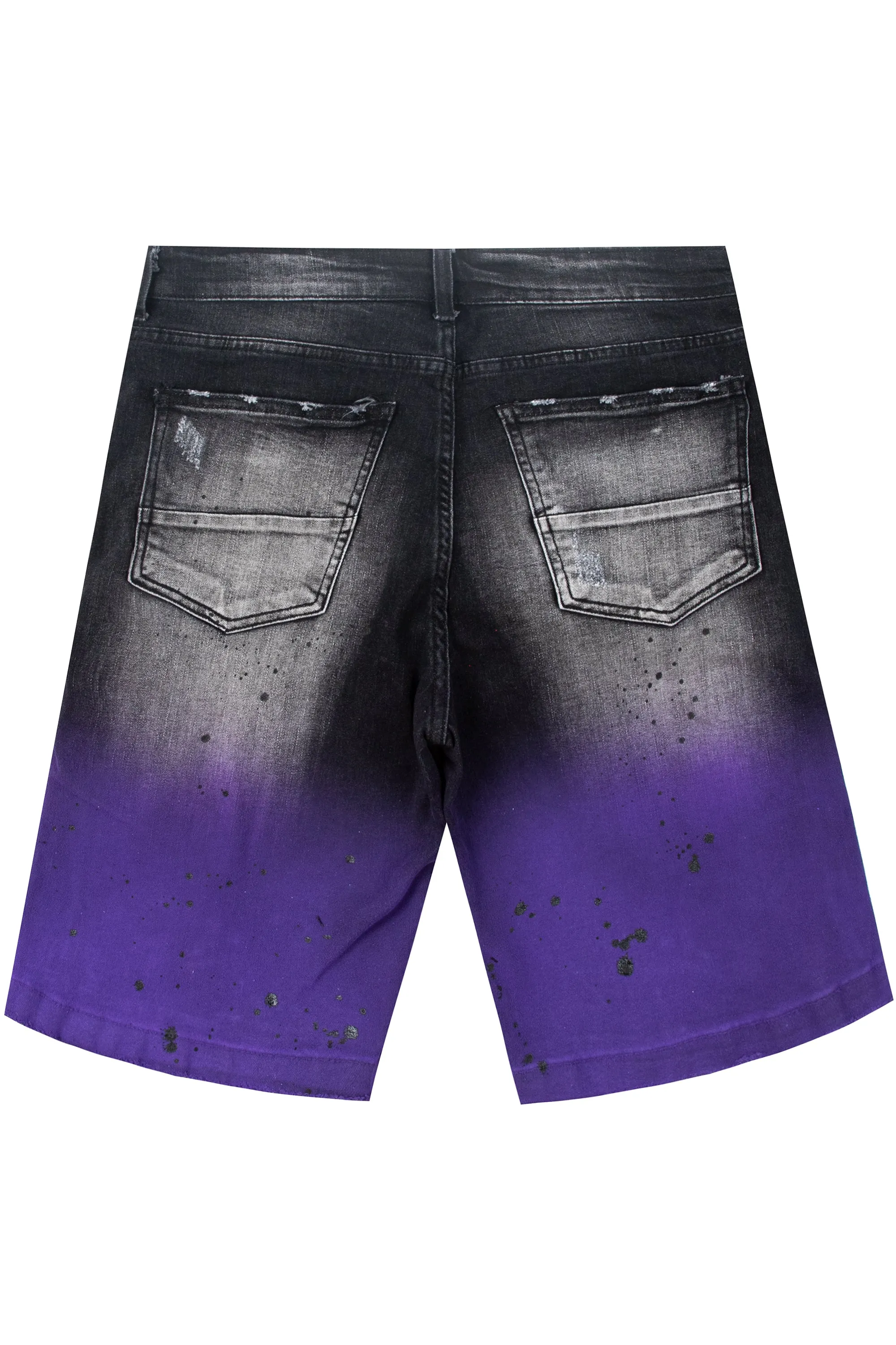 Balbo Printed Short-Purple