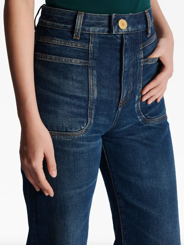 Balmain flared denim jeans