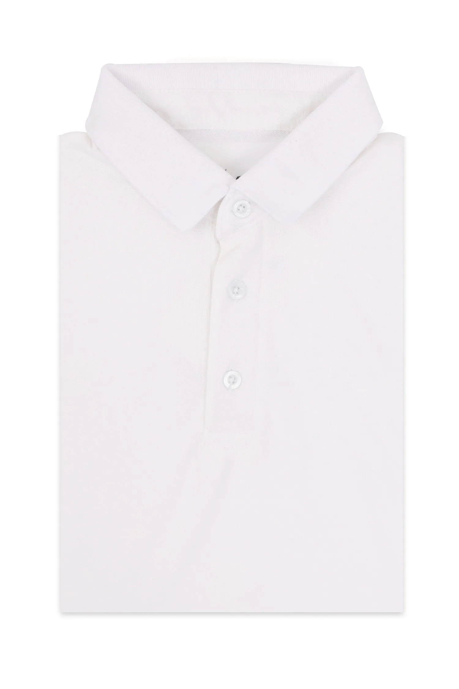 BASIC POLO SHIRT-WHITE