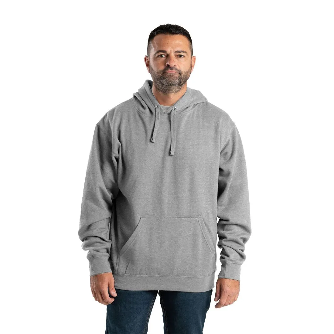 Berne Men's Signature Sleeve Hooded Pullover SP402 - Grey