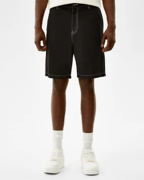 Bershka Contrast thread carpenter Bermuda shorts