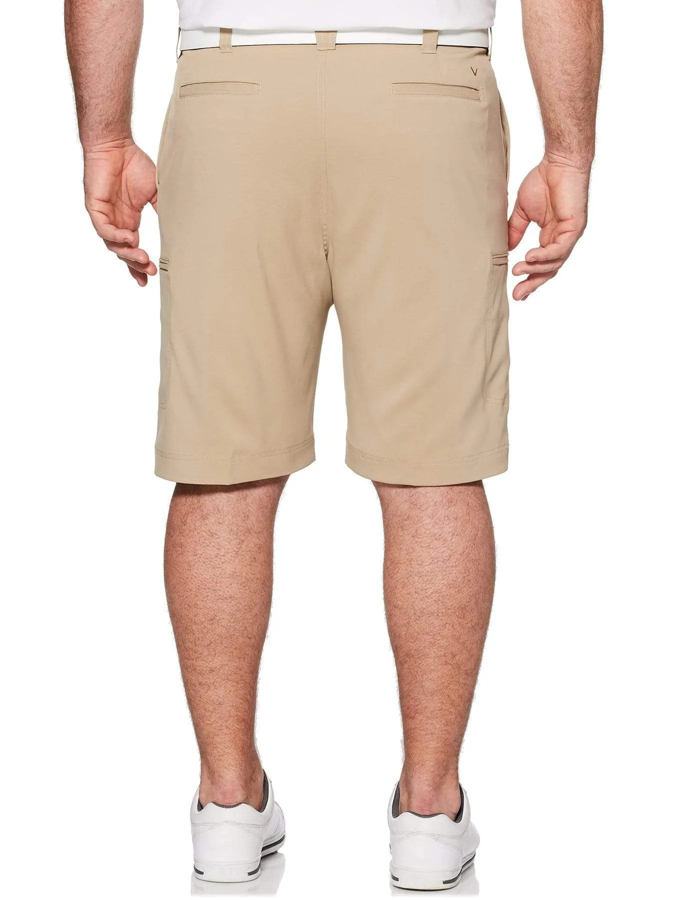 Big & Tall Stretch Solid Cargo Short with Active Waistband