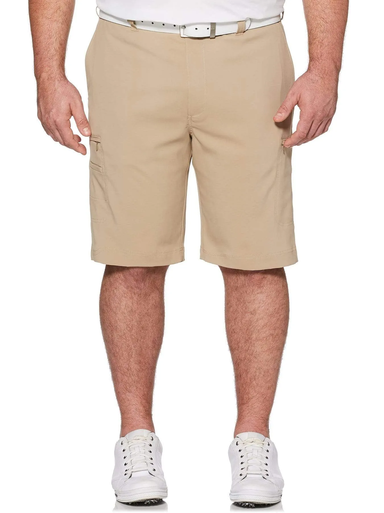 Big & Tall Stretch Solid Cargo Short with Active Waistband