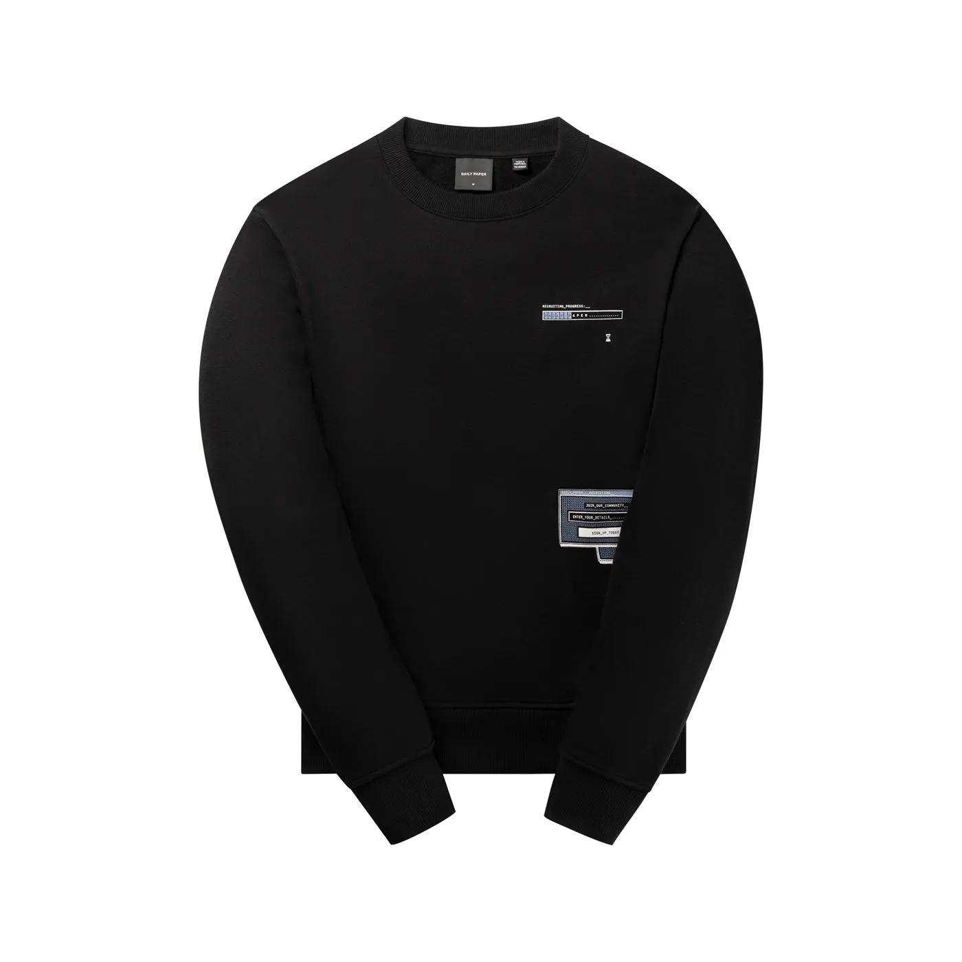 Black Pop Up Sweater