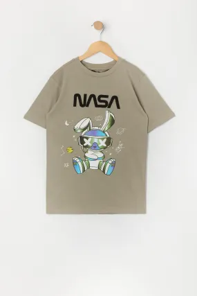 Boys NASA Space Bunny Graphic T-Shirt