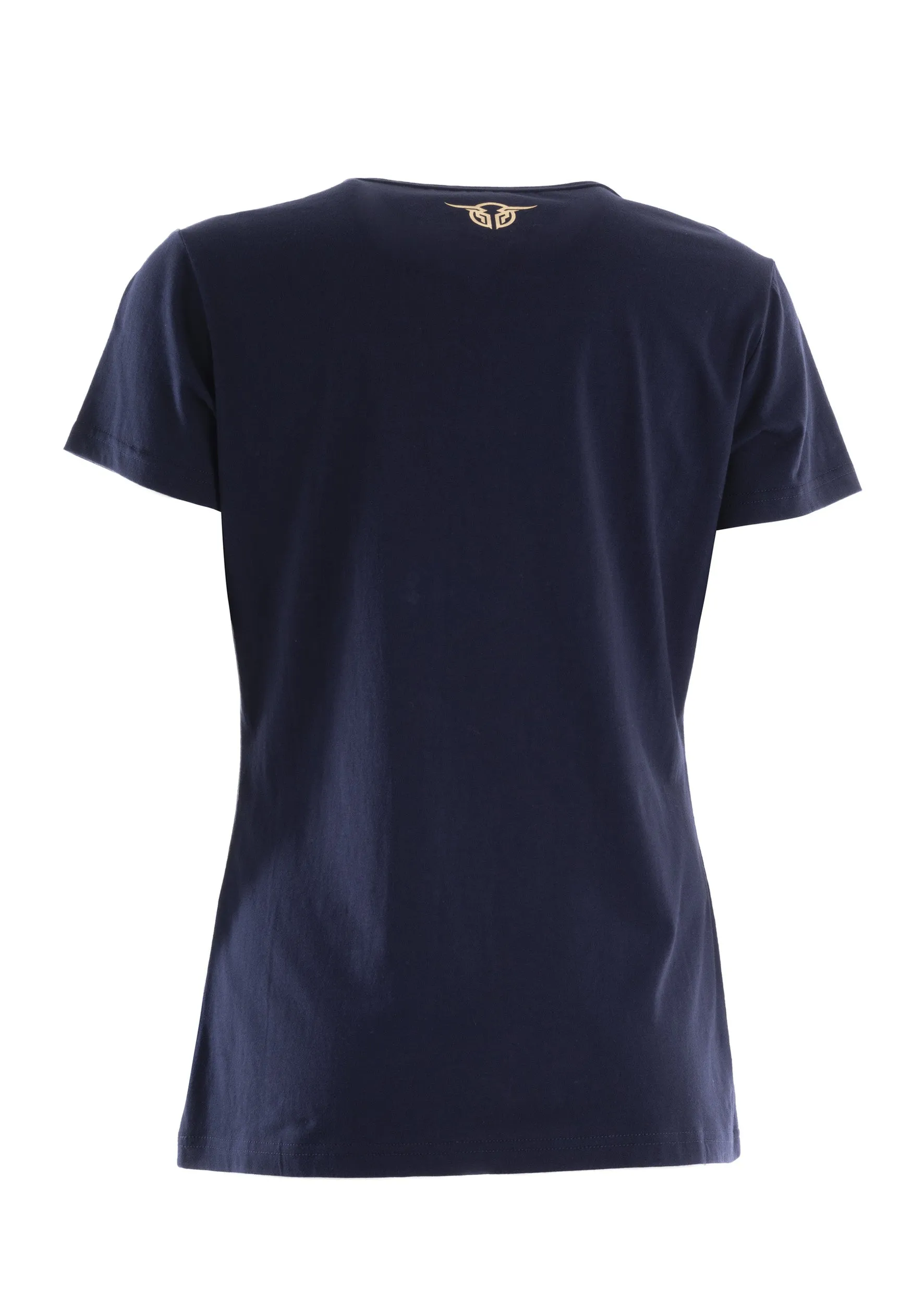 Bullzye Ladies Authentic Short Sleeve Tee - Navy - BCP2502225