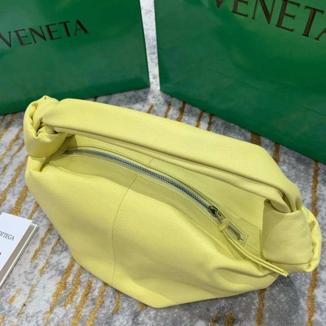 BV Double Knot Bag For Women 11.8in/30cm In Yellow