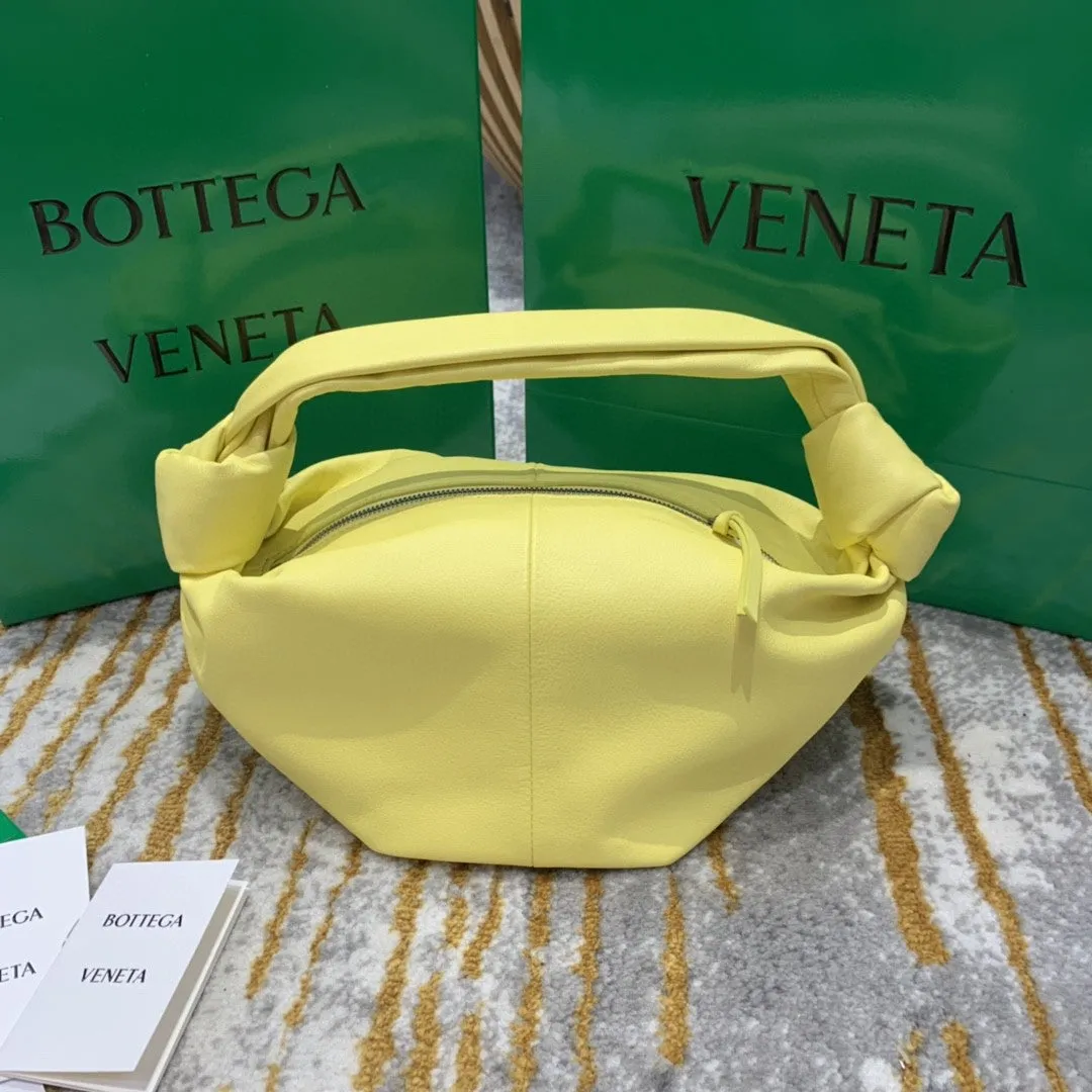 BV Double Knot Bag For Women 11.8in/30cm In Yellow