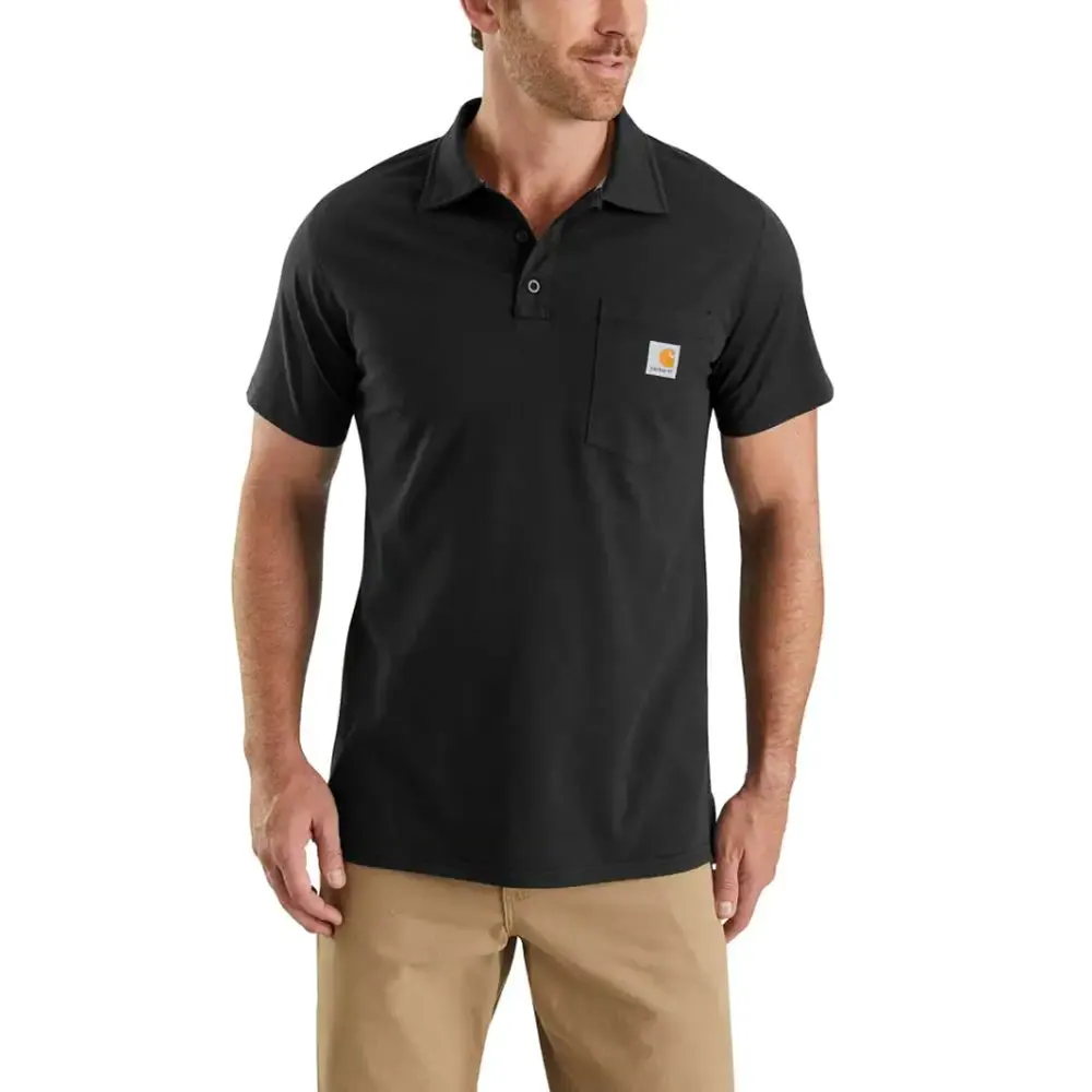 Carhartt 103569 Force Relaxed Fit Midweight Short Sleeve Pocket Polo