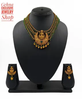 Designer Goddess Lakshmi Necklace Set For Women By Gehna Shop