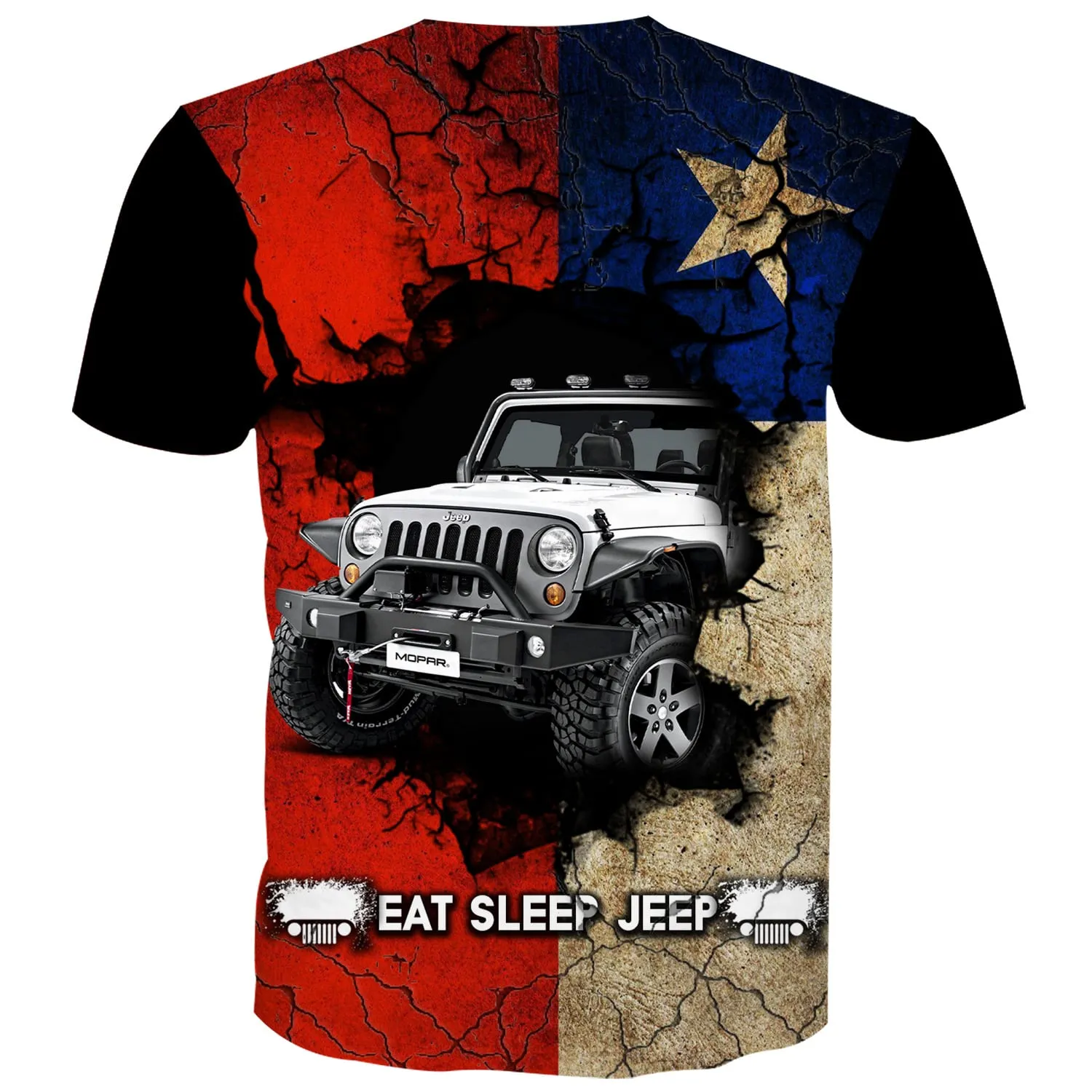 Eat Sleep Jeep Flag - Chile