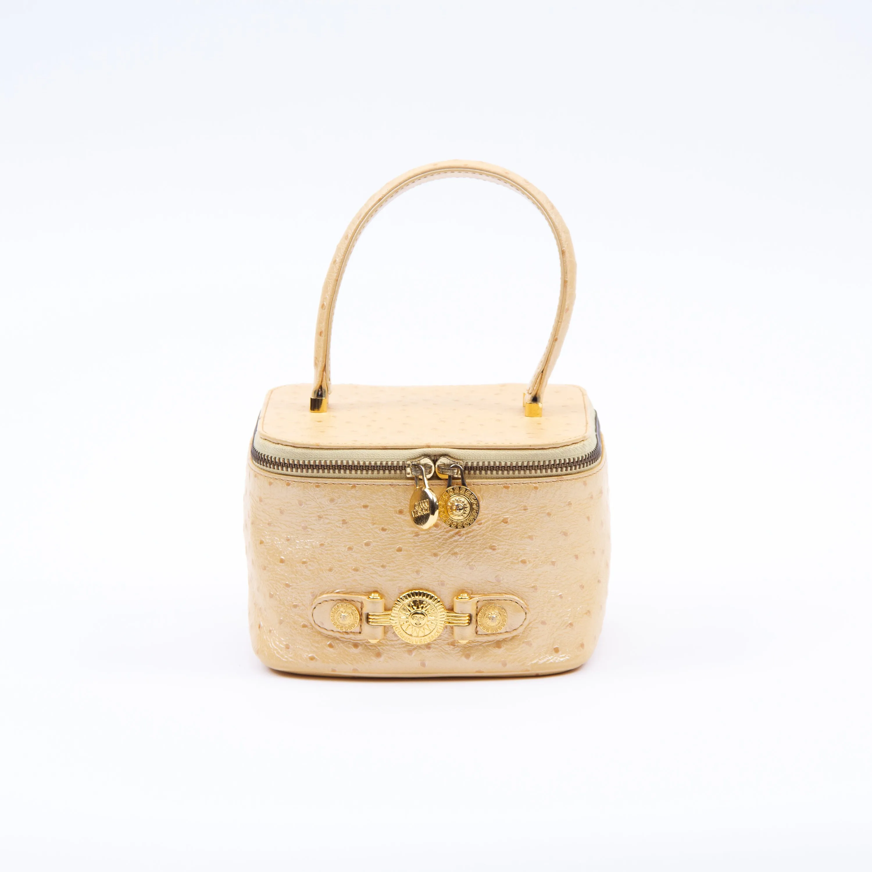 Faux Yellow Vanity Bag