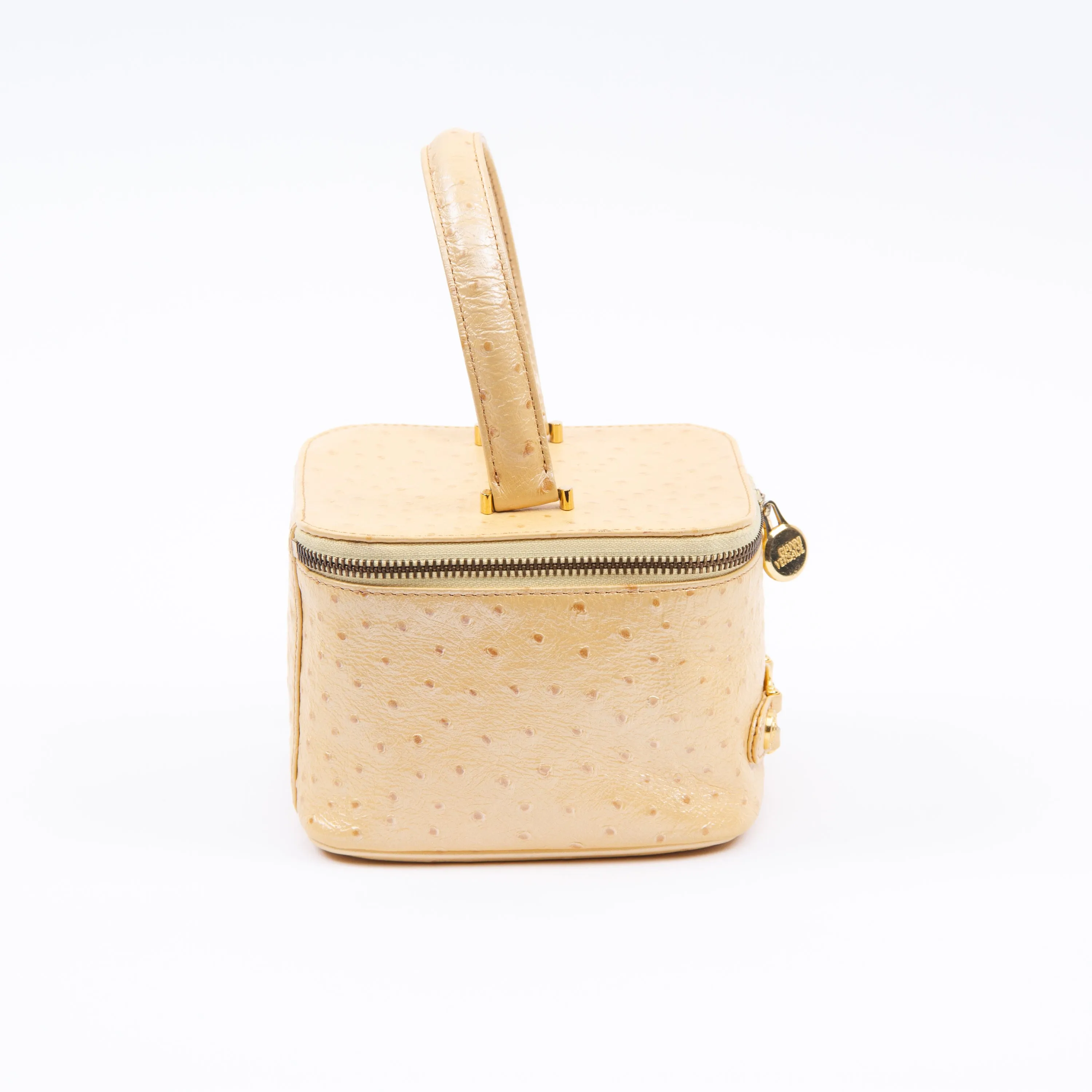 Faux Yellow Vanity Bag