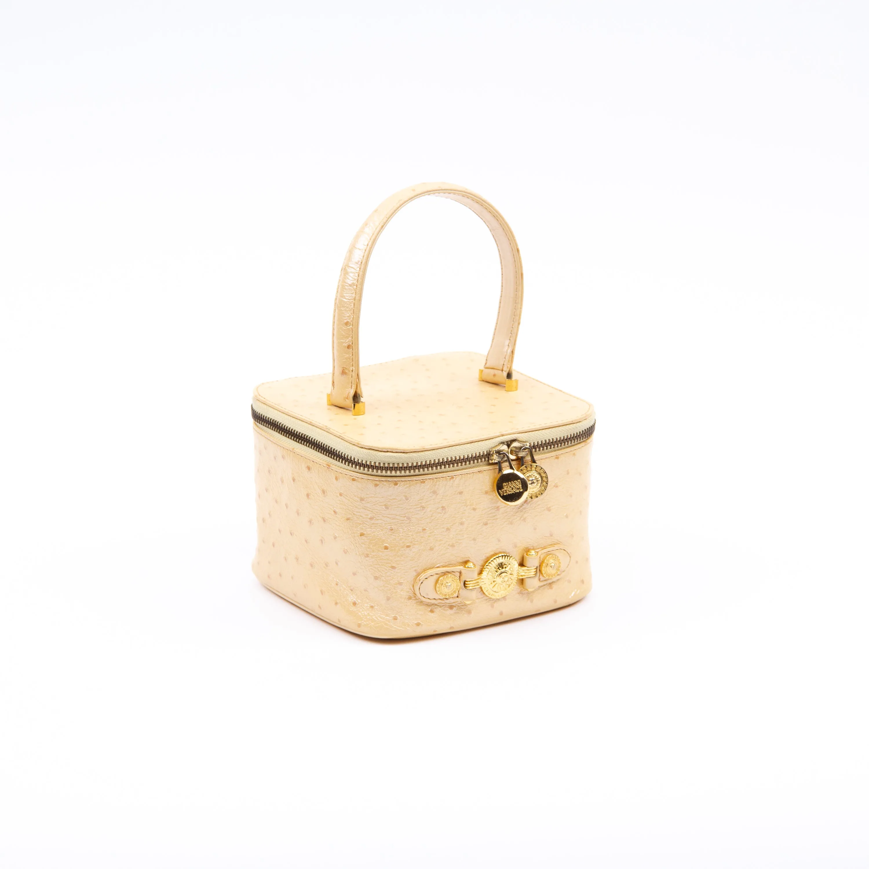 Faux Yellow Vanity Bag