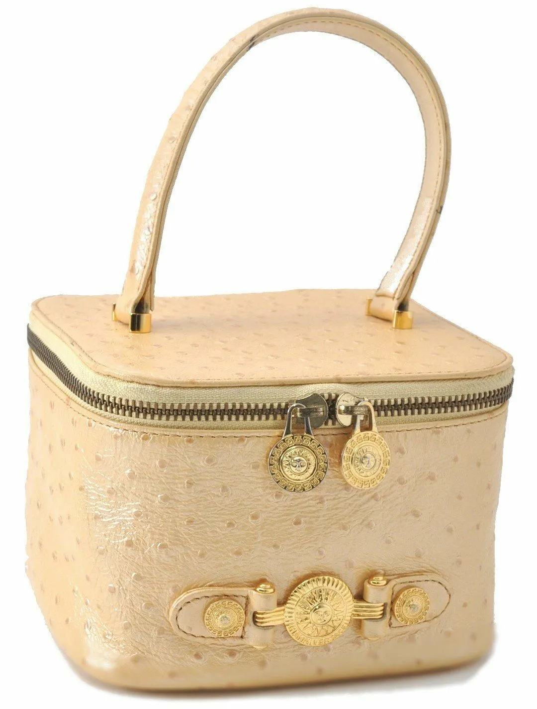 Faux Yellow Vanity Bag