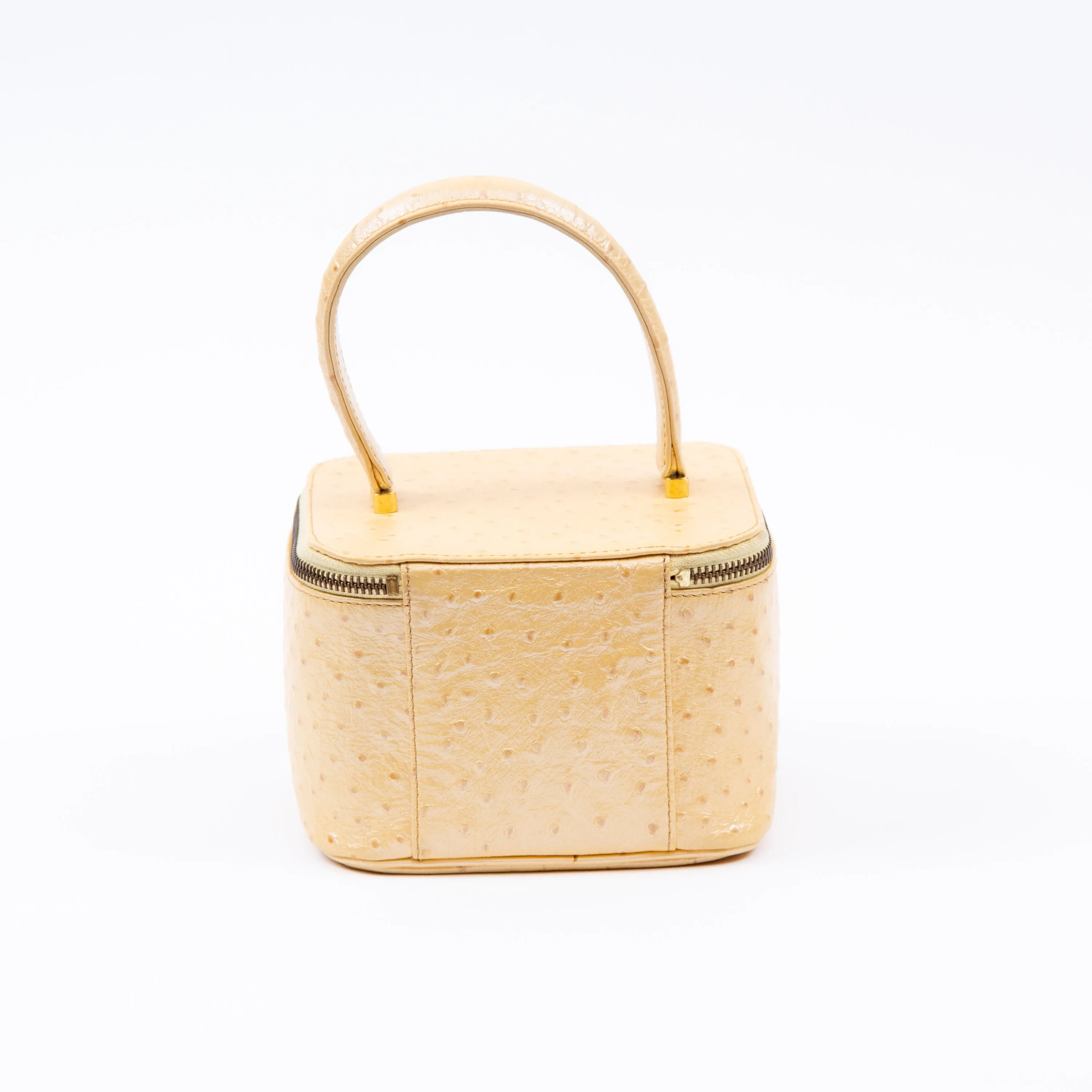 Faux Yellow Vanity Bag