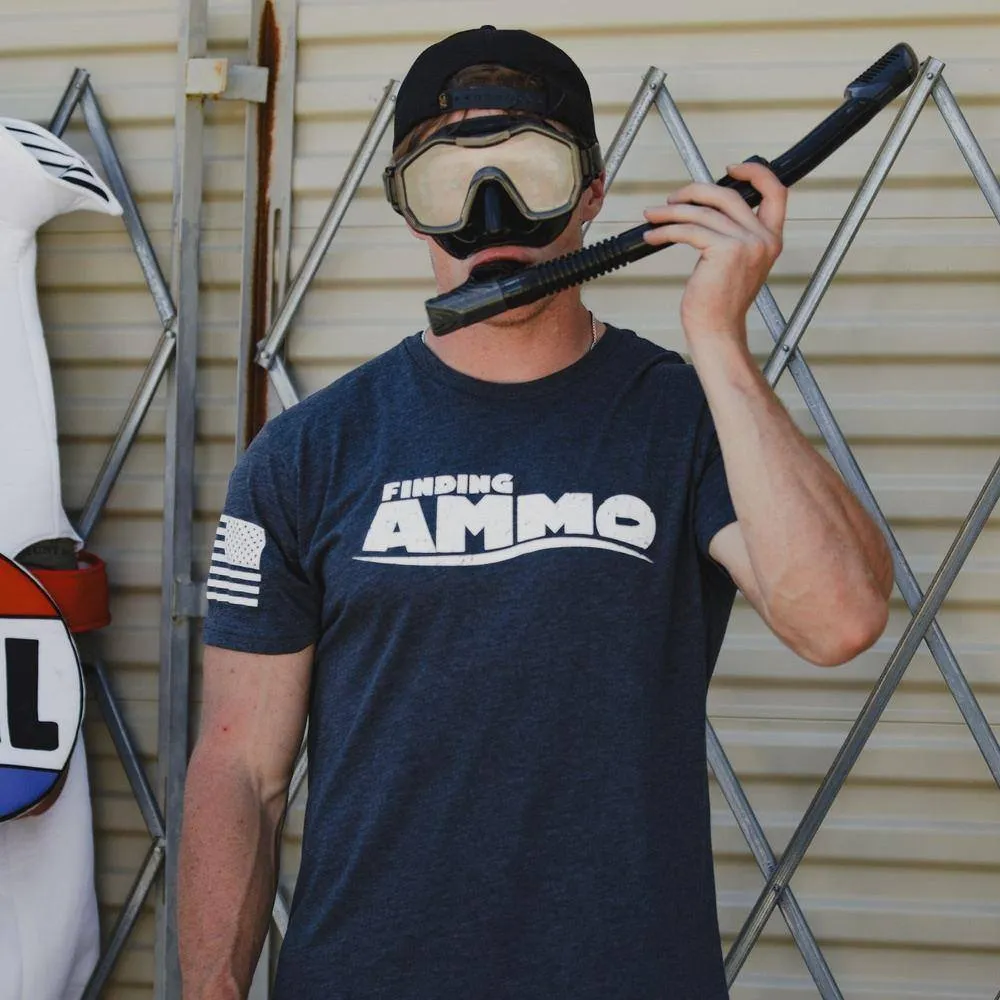 Finding Ammo T-Shirt - Midnight Navy