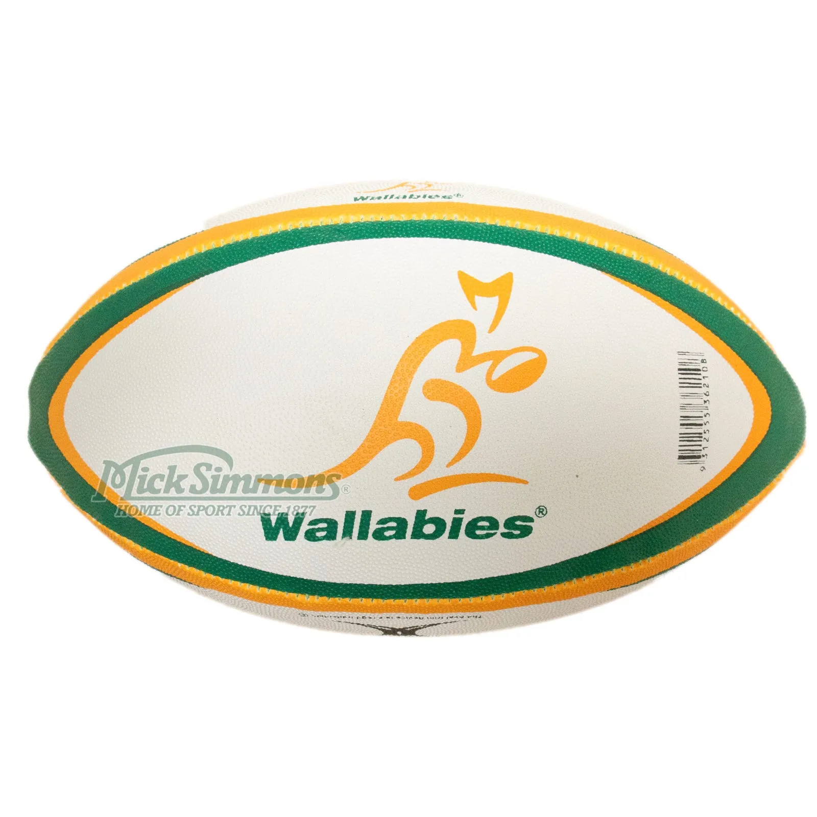 Gilbert Wallabies Australian Rugby Union Replica Midi Ball - 10 inch