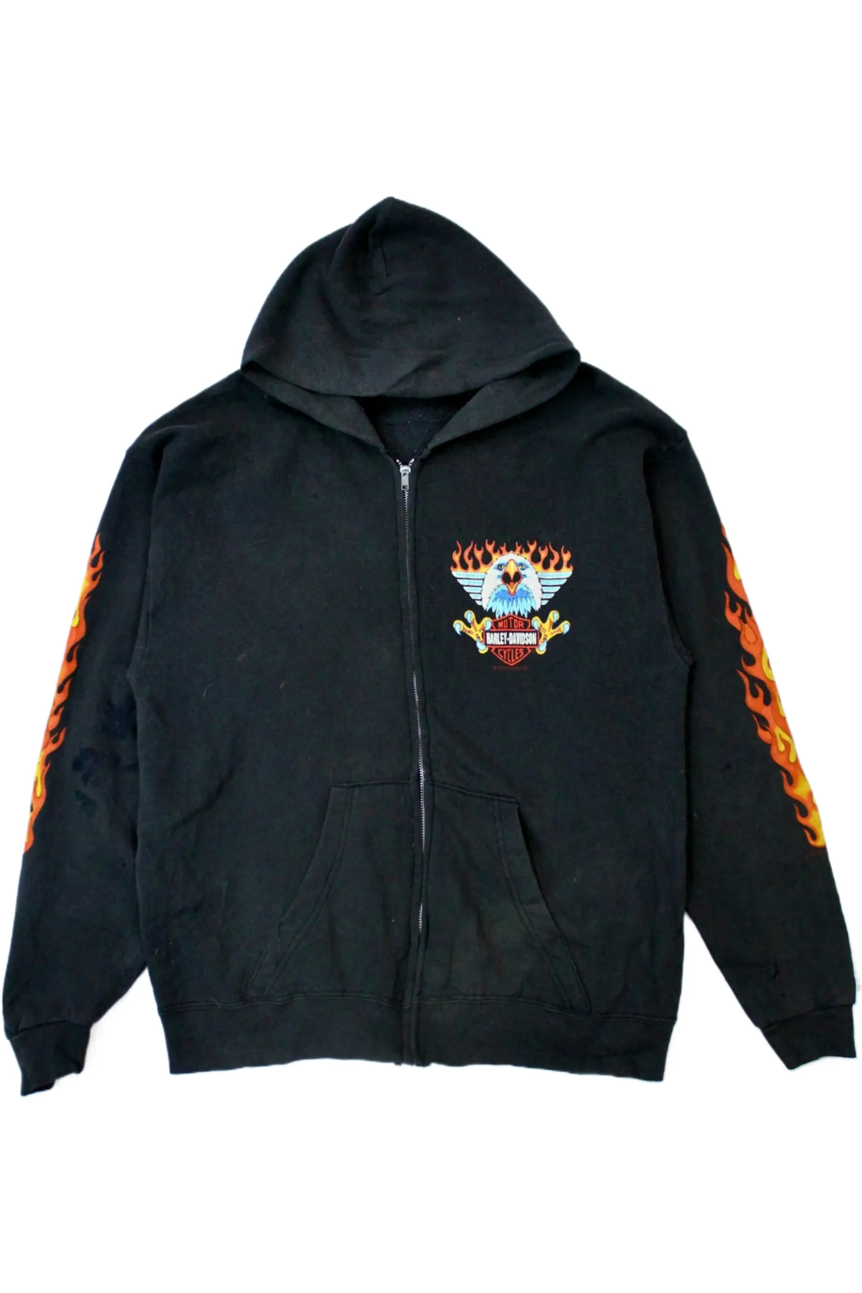 Harley Davidson Motor Cycles - Zip Front Hoodie