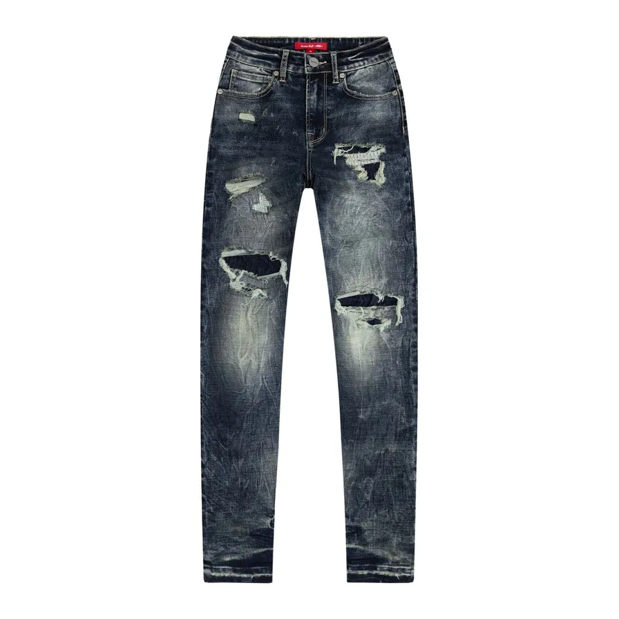 Heavy Ripoff Basic Denim Pants - New Heaven Blue