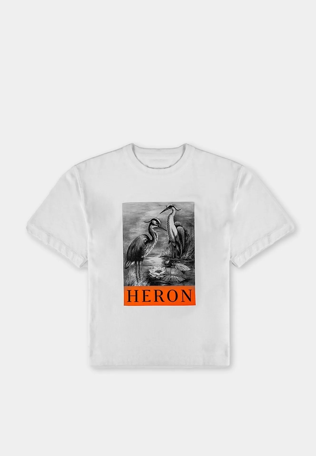 Heron Preston Nf Heron Bw Ss Tee White Black