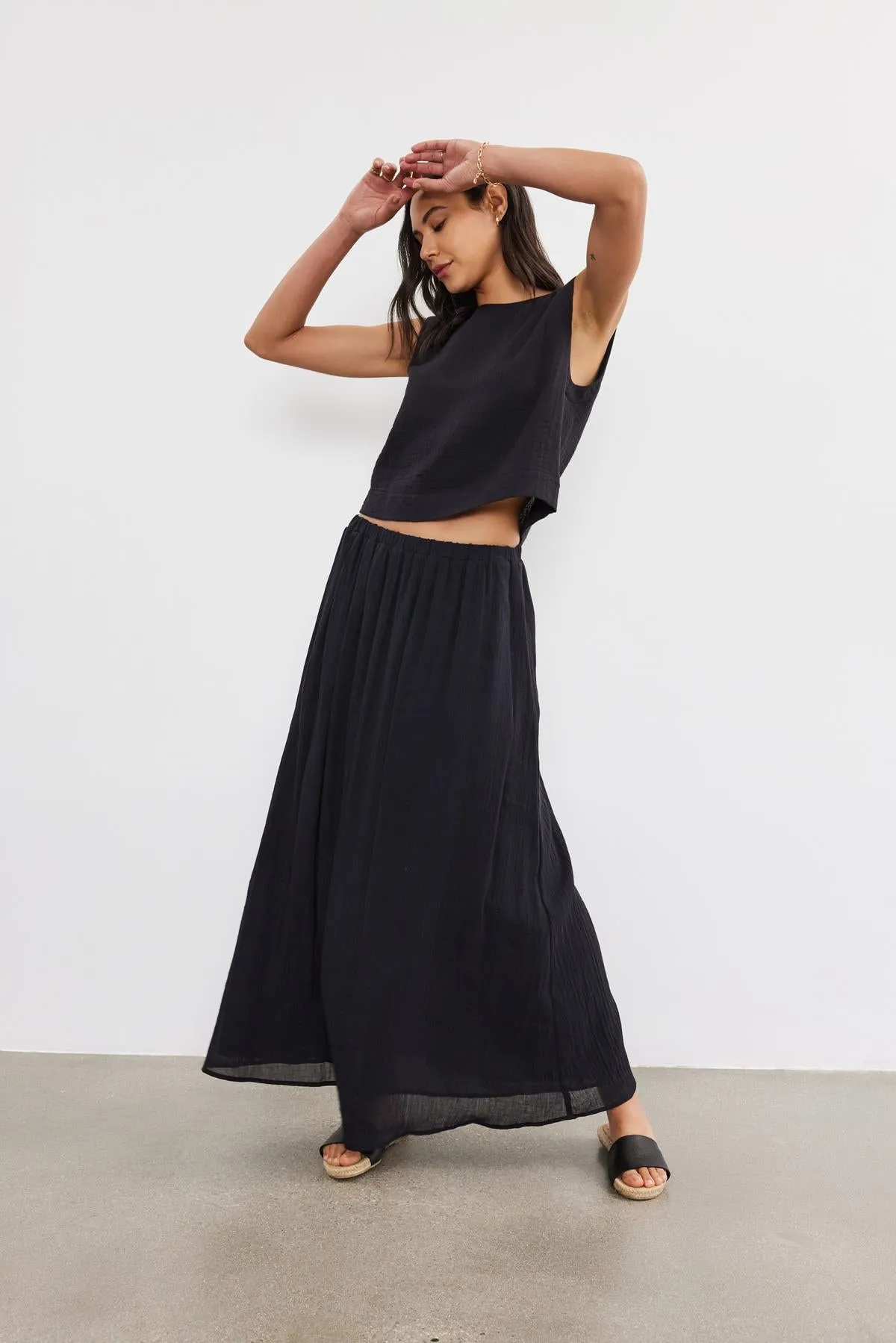 INDY COTTON GAUZE SKIRT