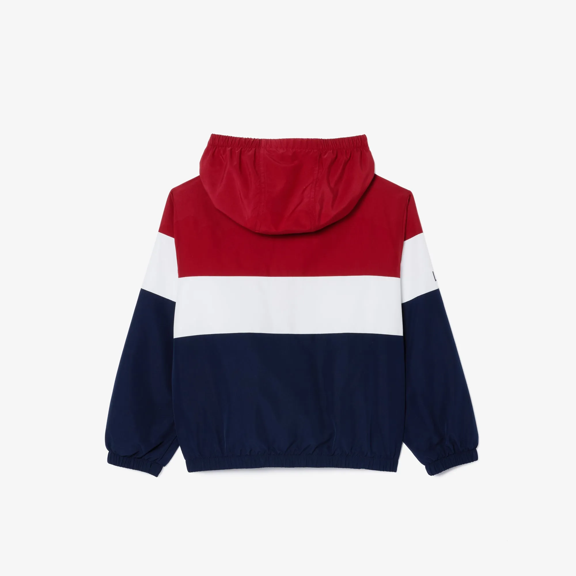 Kids’ Lacoste Recycled Polyester Zipped Hooded Jacket