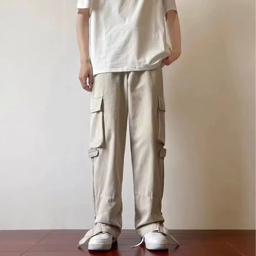 Level Up Baggy Zipper Trousers