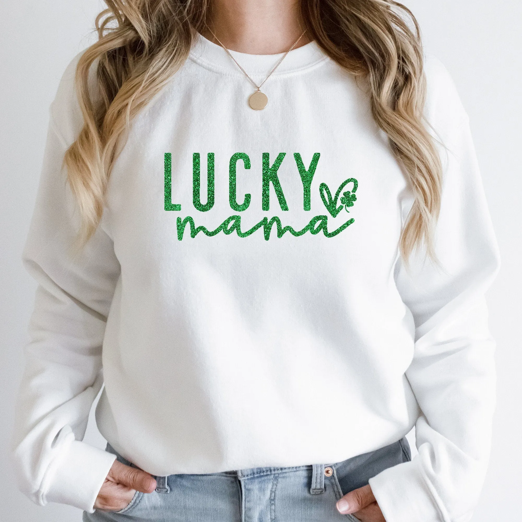 Lucky Mama St Patricks Day Sweatshirt