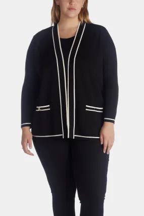 Malibu Cardigan With Tipping