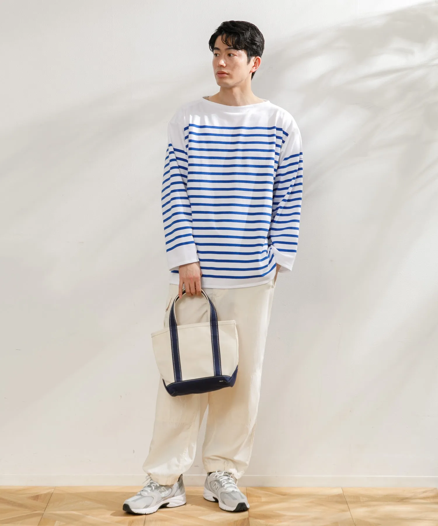 【MEN】ORCIVAL WIDE BODY BOAT NECK L/S PULLOVER