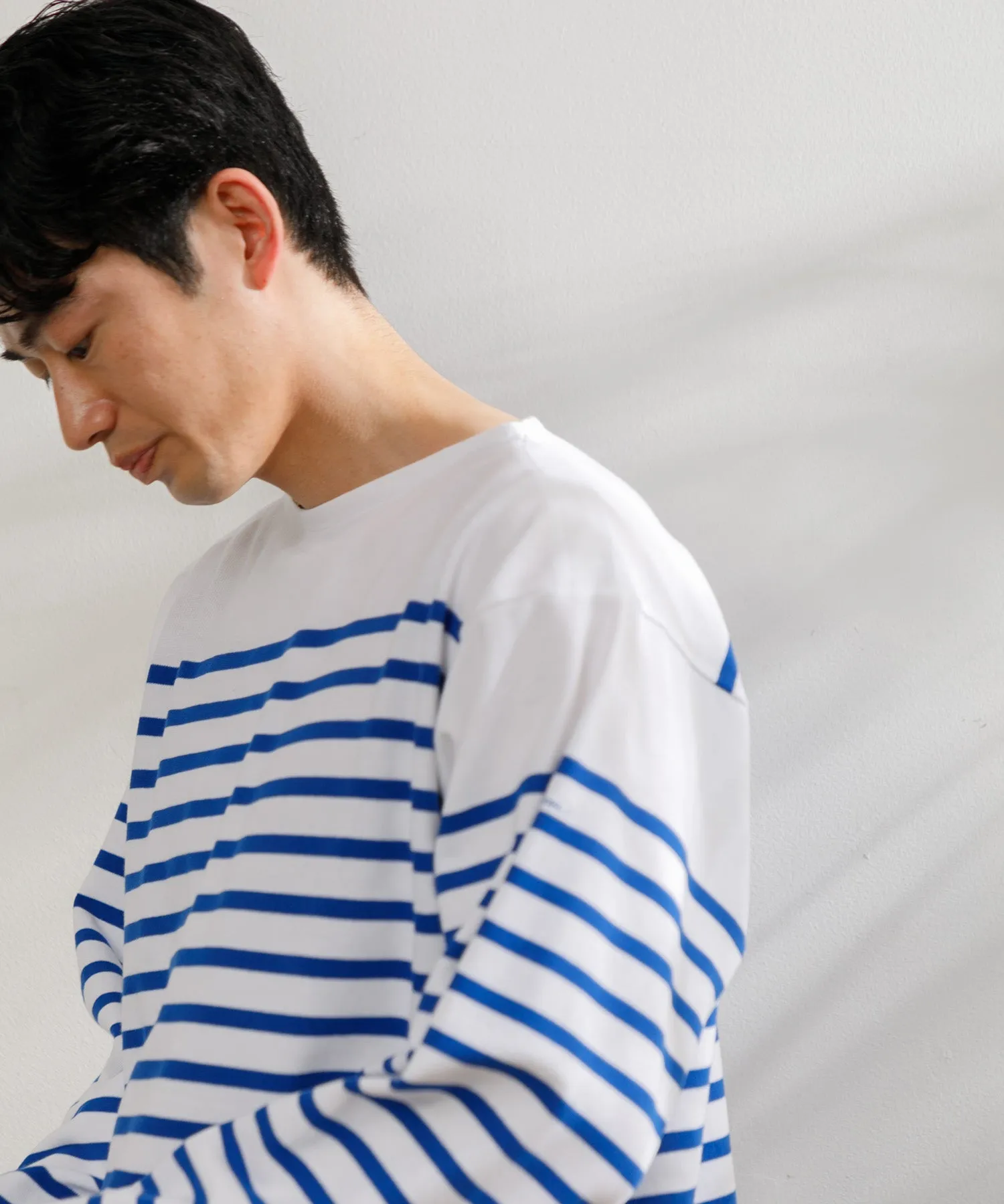 【MEN】ORCIVAL WIDE BODY BOAT NECK L/S PULLOVER