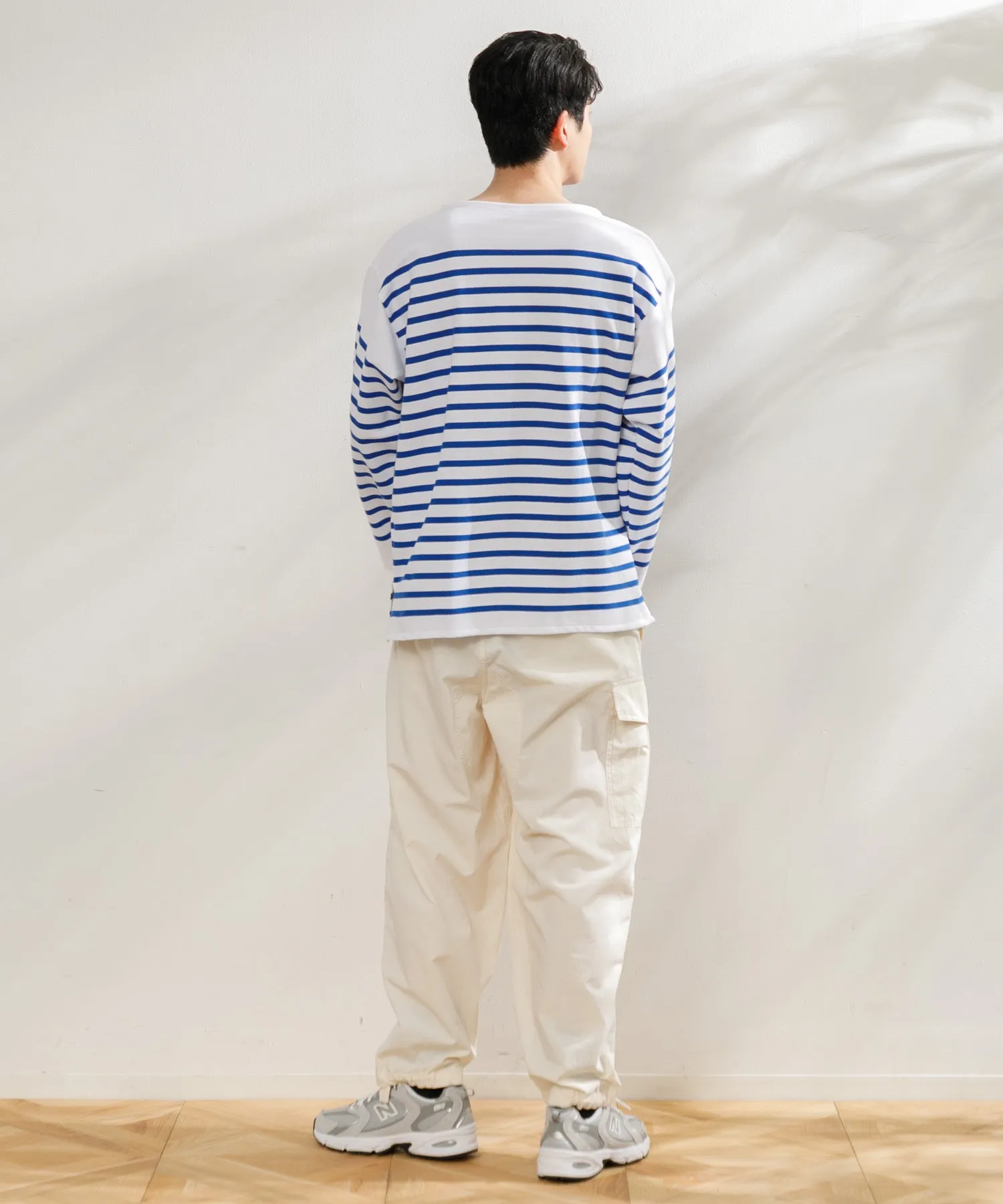 【MEN】ORCIVAL WIDE BODY BOAT NECK L/S PULLOVER