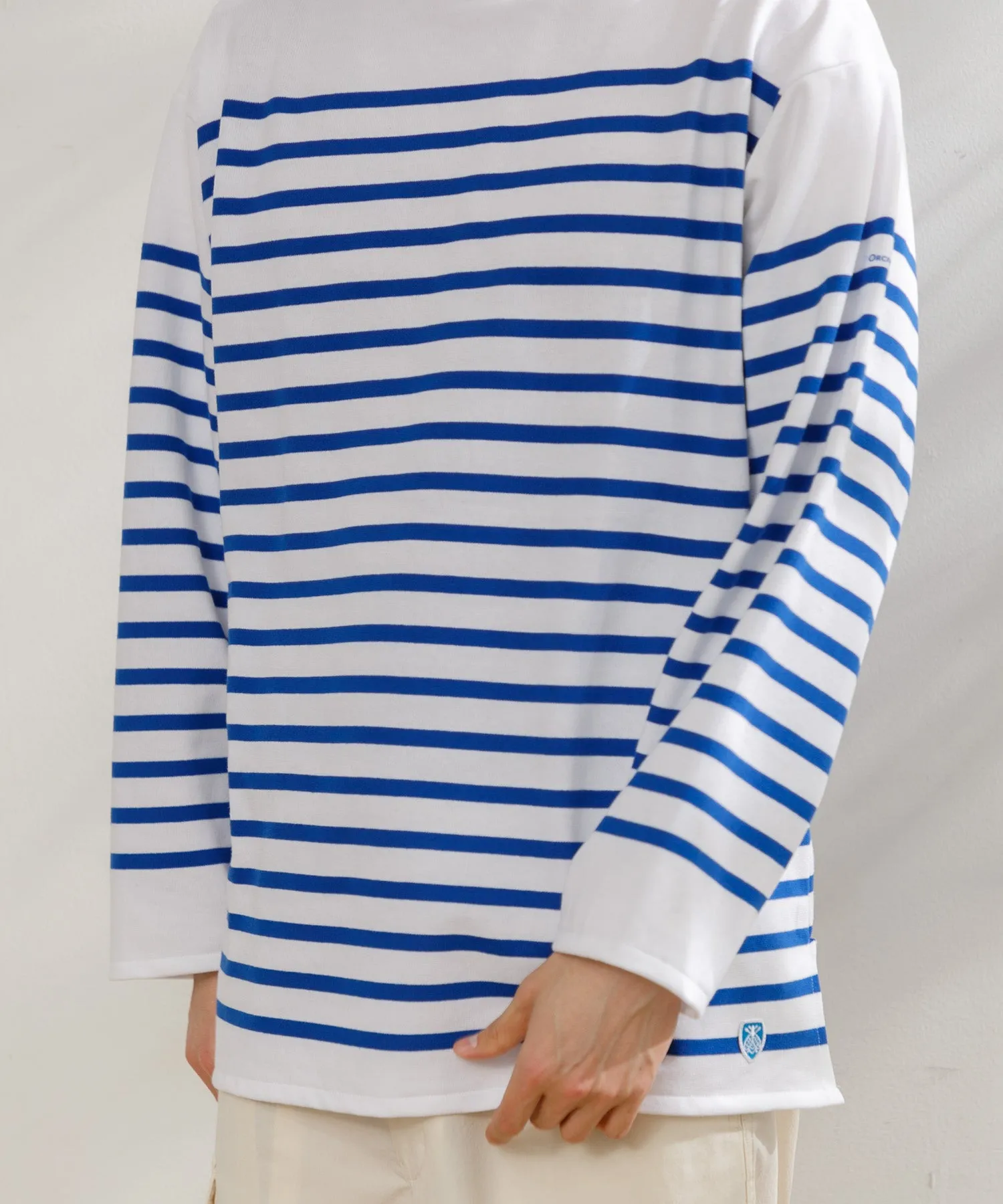 【MEN】ORCIVAL WIDE BODY BOAT NECK L/S PULLOVER