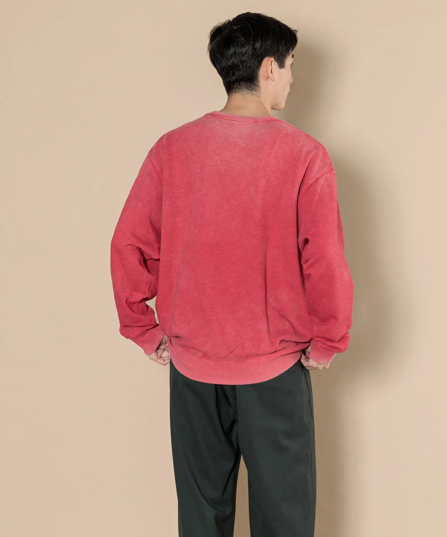 【MEN】OVERSIZED PULLOVER SWEAT TSHIRT