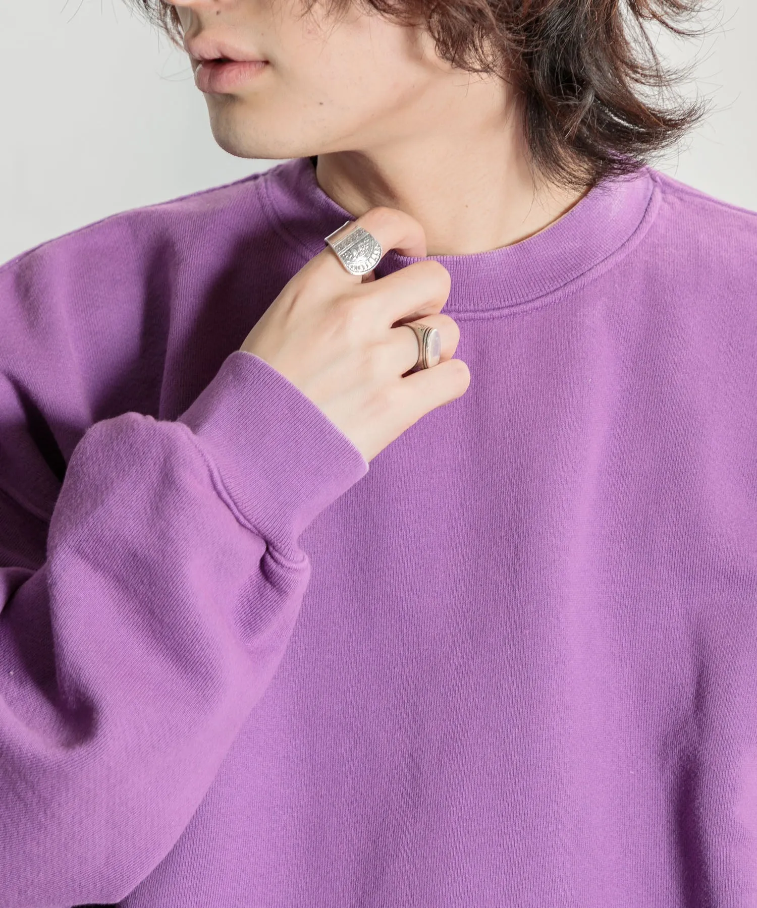 【MEN】OVERSIZED PULLOVER SWEAT TSHIRT