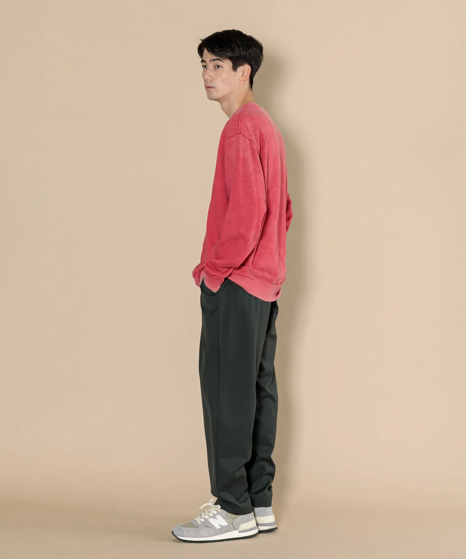 【MEN】OVERSIZED PULLOVER SWEAT TSHIRT