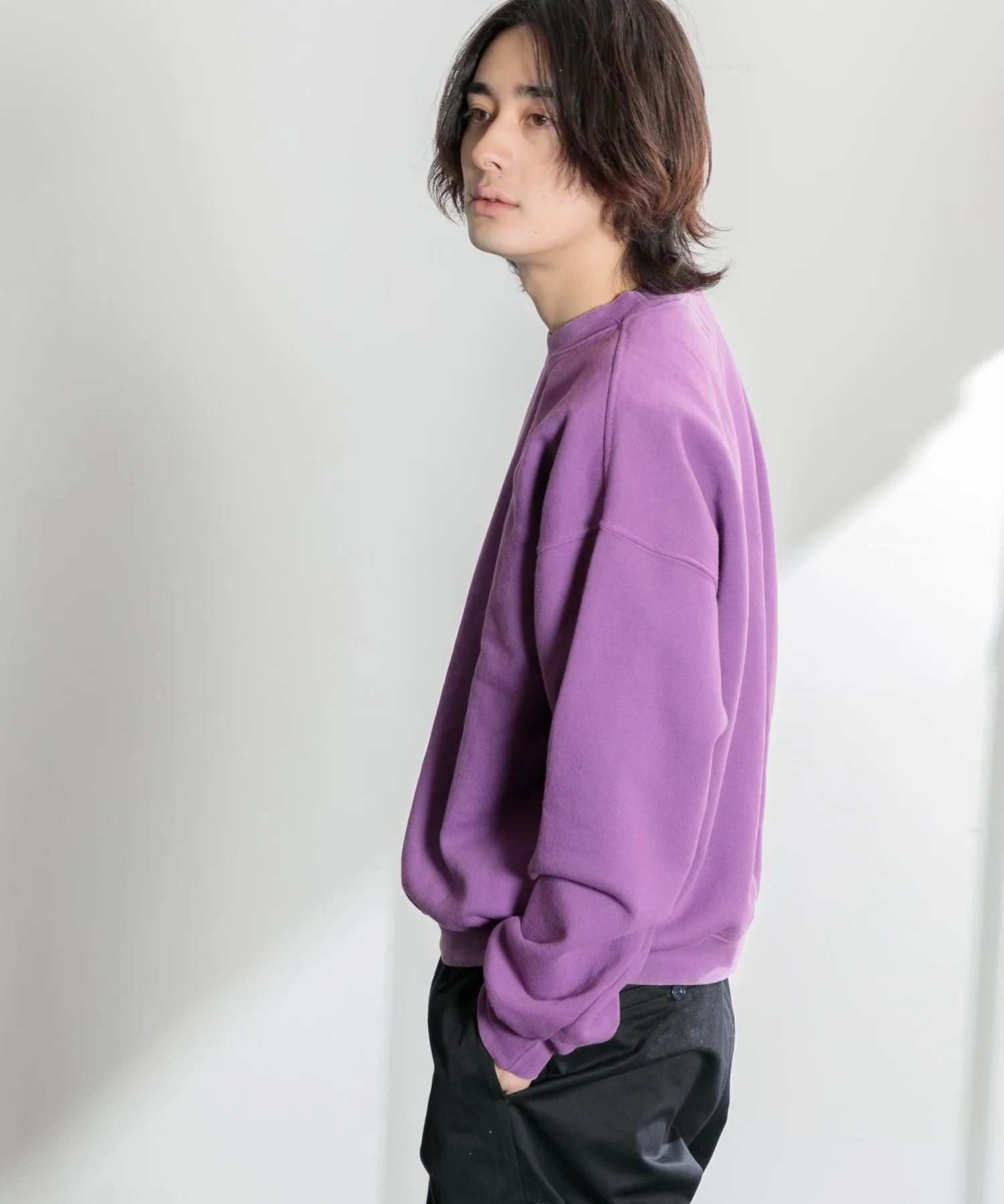 【MEN】OVERSIZED PULLOVER SWEAT TSHIRT