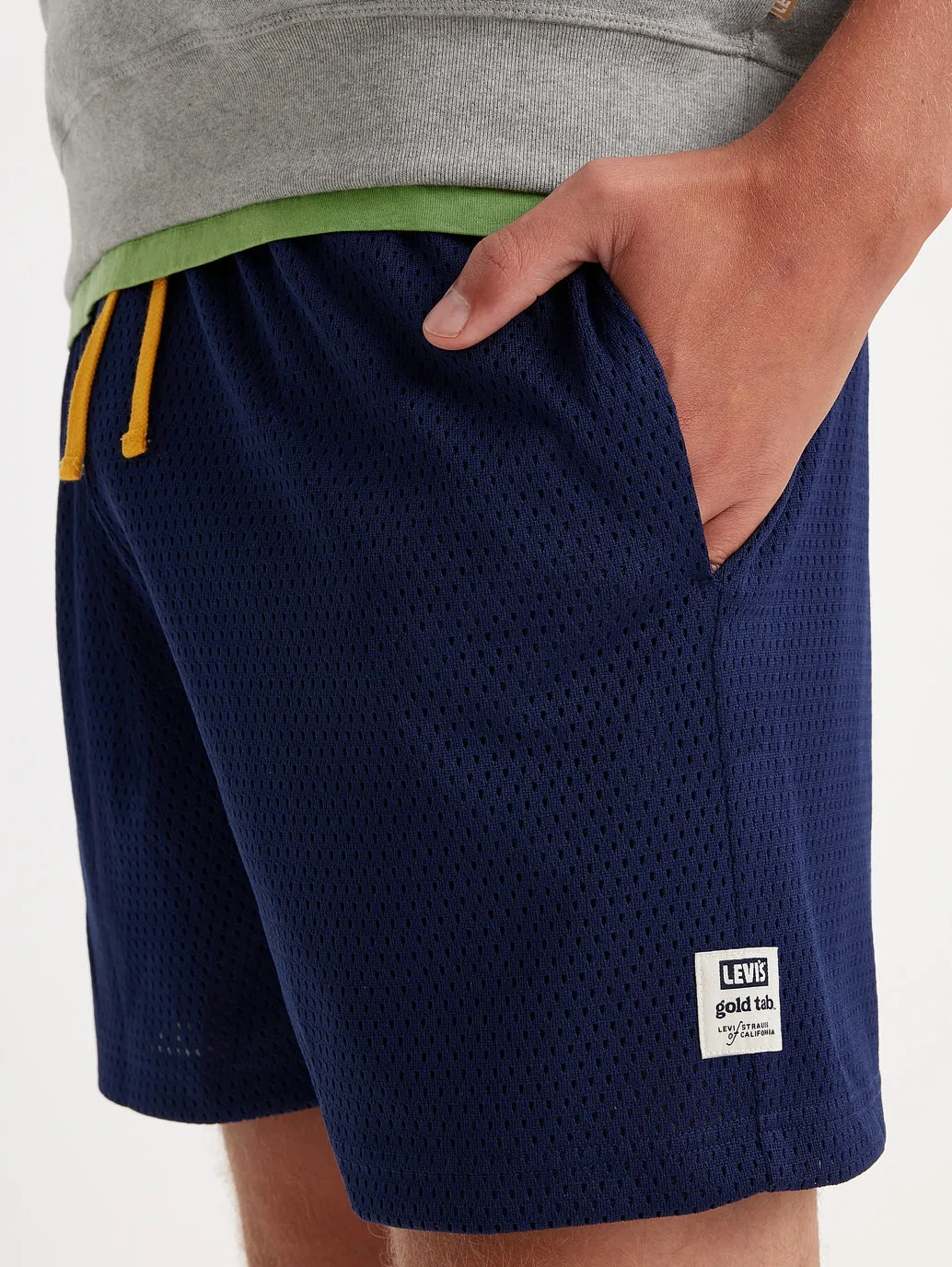 Men's Blue Classic Fit Shorts